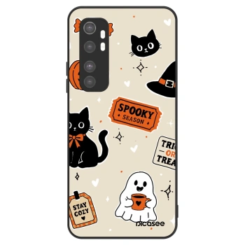 Maskica za Xiaomi Mi Note 10 Lite - Halloween stickers