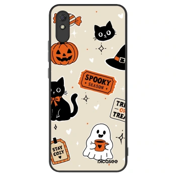 Maskica za Xiaomi Redmi 9AT - Halloween stickers