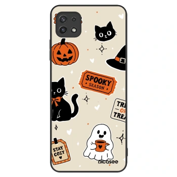 Maskica za Samsung Galaxy A22 A226B 5G - Halloween stickers