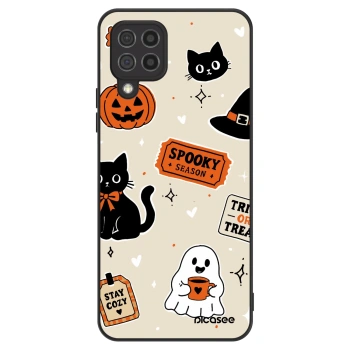 Maskica za Samsung Galaxy A22 A225F 4G - Halloween stickers