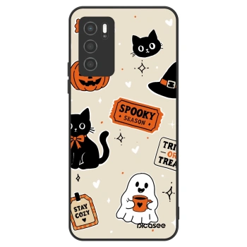 Maskica za OPPO A16s - Halloween stickers
