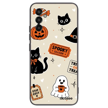 Maskica za Samsung Galaxy M13 M135F - Halloween stickers
