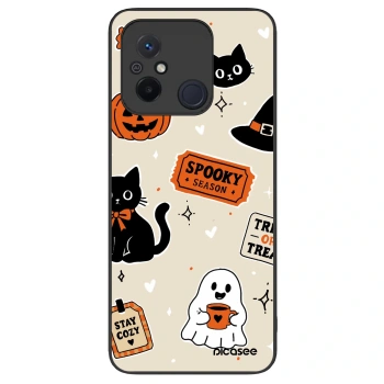 Maskica za Xiaomi Redmi 12C - Halloween stickers