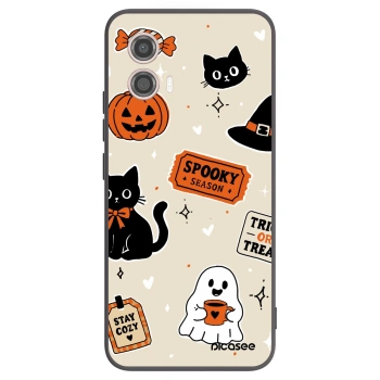 Maskica za Motorola Moto G53 5G - Halloween stickers