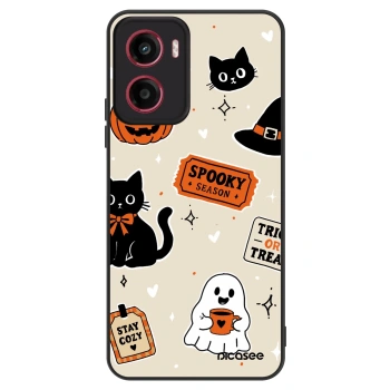Maskica za Motorola Moto G05 - Halloween stickers