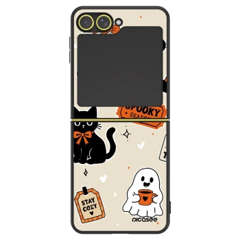 Maskica za Samsung Galaxy Z Flip5 5G - Halloween stickers