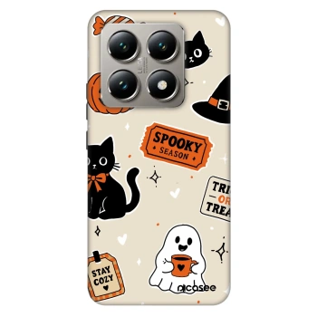 Maskica za Xiaomi 14T Pro - Halloween stickers