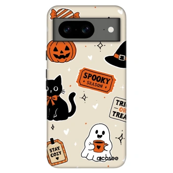 Maskica za Google Pixel 8 Pro - Halloween stickers