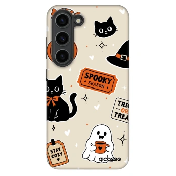 Maskica za Samsung Galaxy S23 5G - Halloween stickers