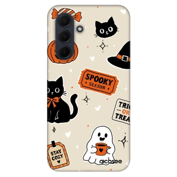 Maskica za Samsung Galaxy A35 5G A356B - Halloween stickers