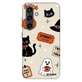 Maskica za Samsung Galaxy S24 S921B 5G - Halloween stickers