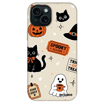 Maskica za Apple iPhone 13 - Halloween stickers