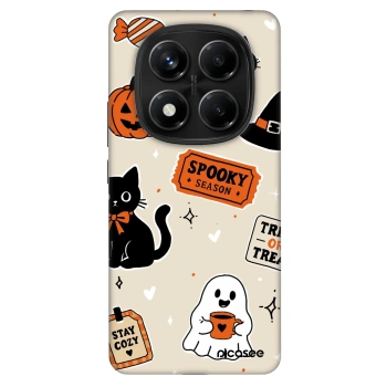 Maskica za Xiaomi Redmi Note 14 Pro 4G - Halloween stickers