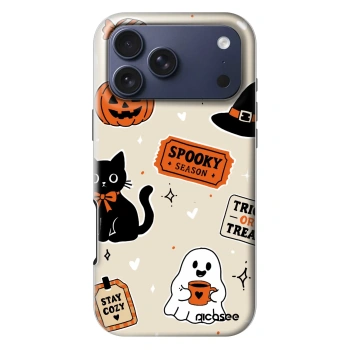 Maskica za Apple iPhone 18 Pro Max - Halloween stickers