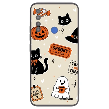Maskica za Xiaomi Redmi Note 8T - Halloween stickers