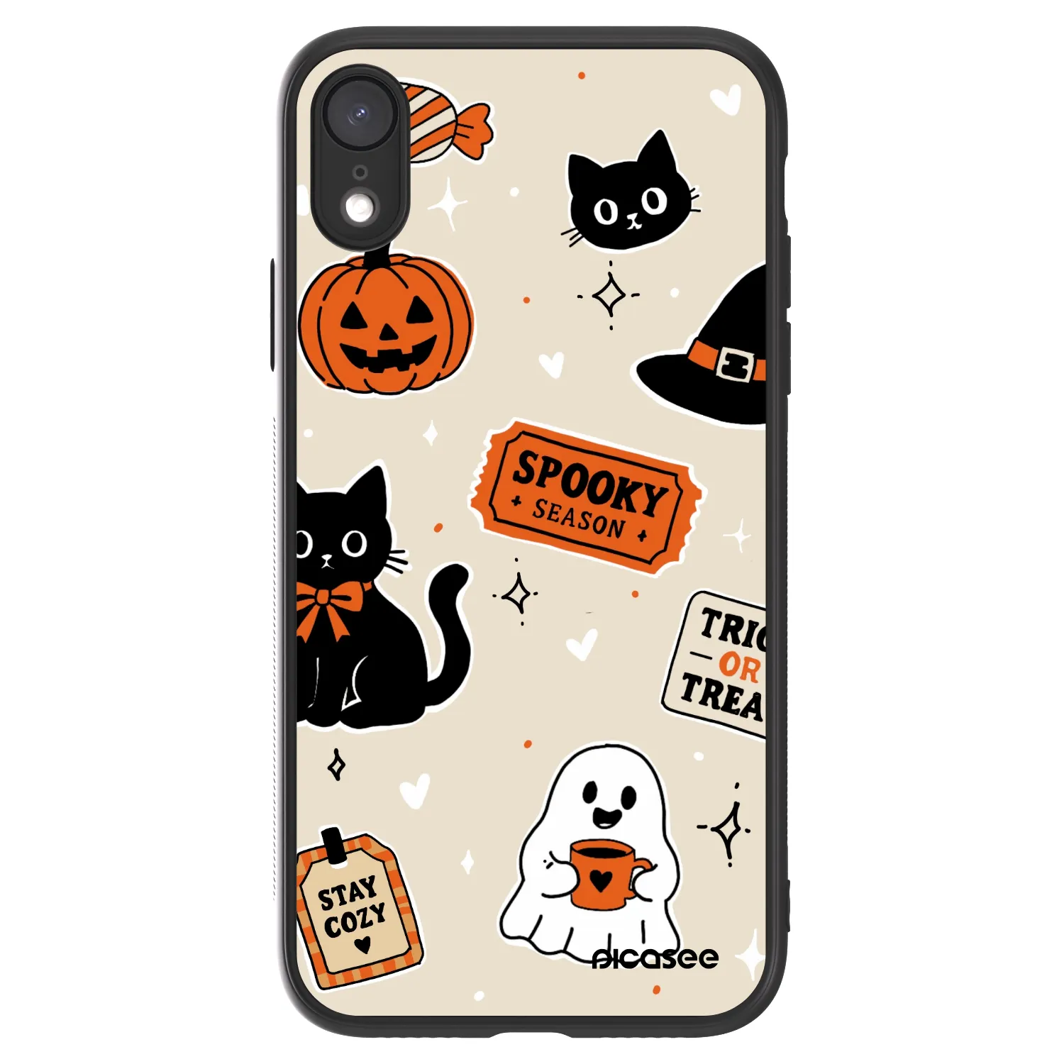 Picasee ULTIMATE CASE za Apple iPhone XR - Halloween stickers