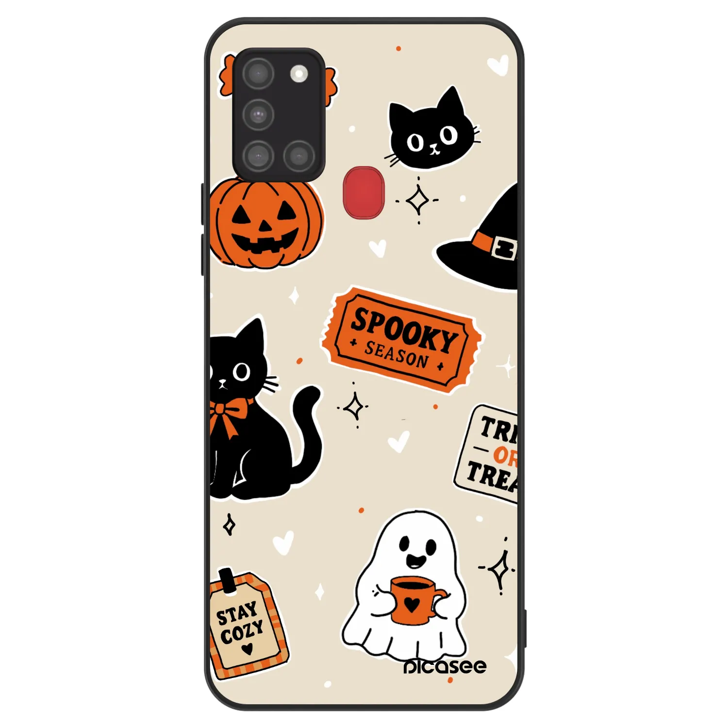 Picasee ULTIMATE CASE za Samsung Galaxy A21s - Halloween stickers