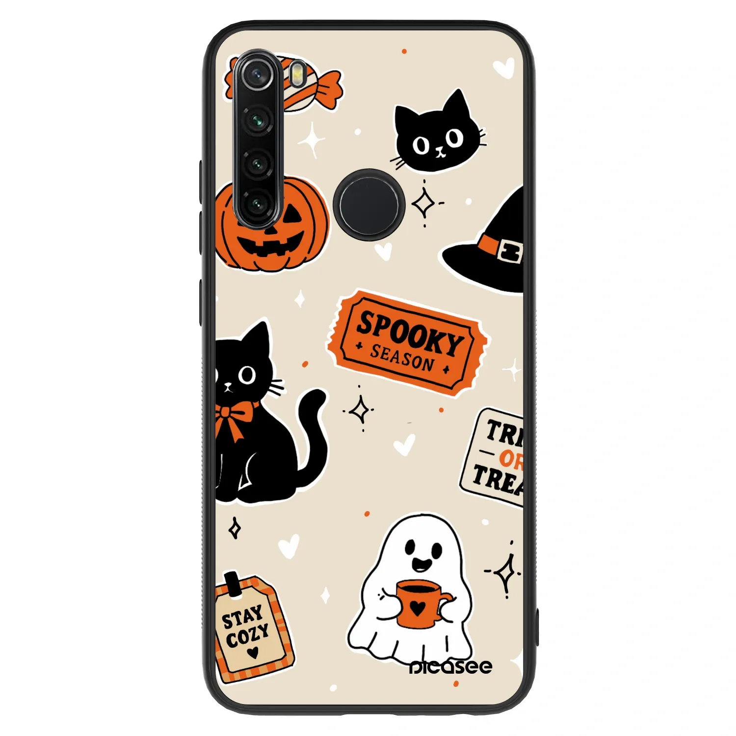 Picasee ULTIMATE CASE za Xiaomi Redmi Note 8 - Halloween stickers