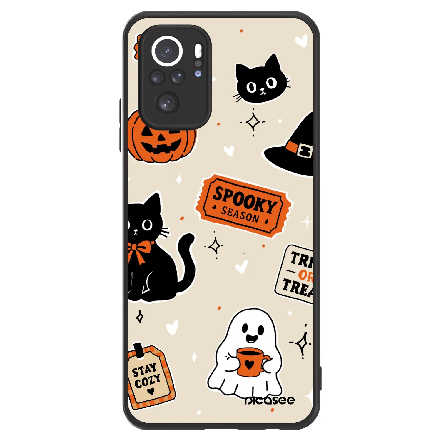 Picasee ULTIMATE CASE za Xiaomi Redmi Note 10 - Halloween stickers