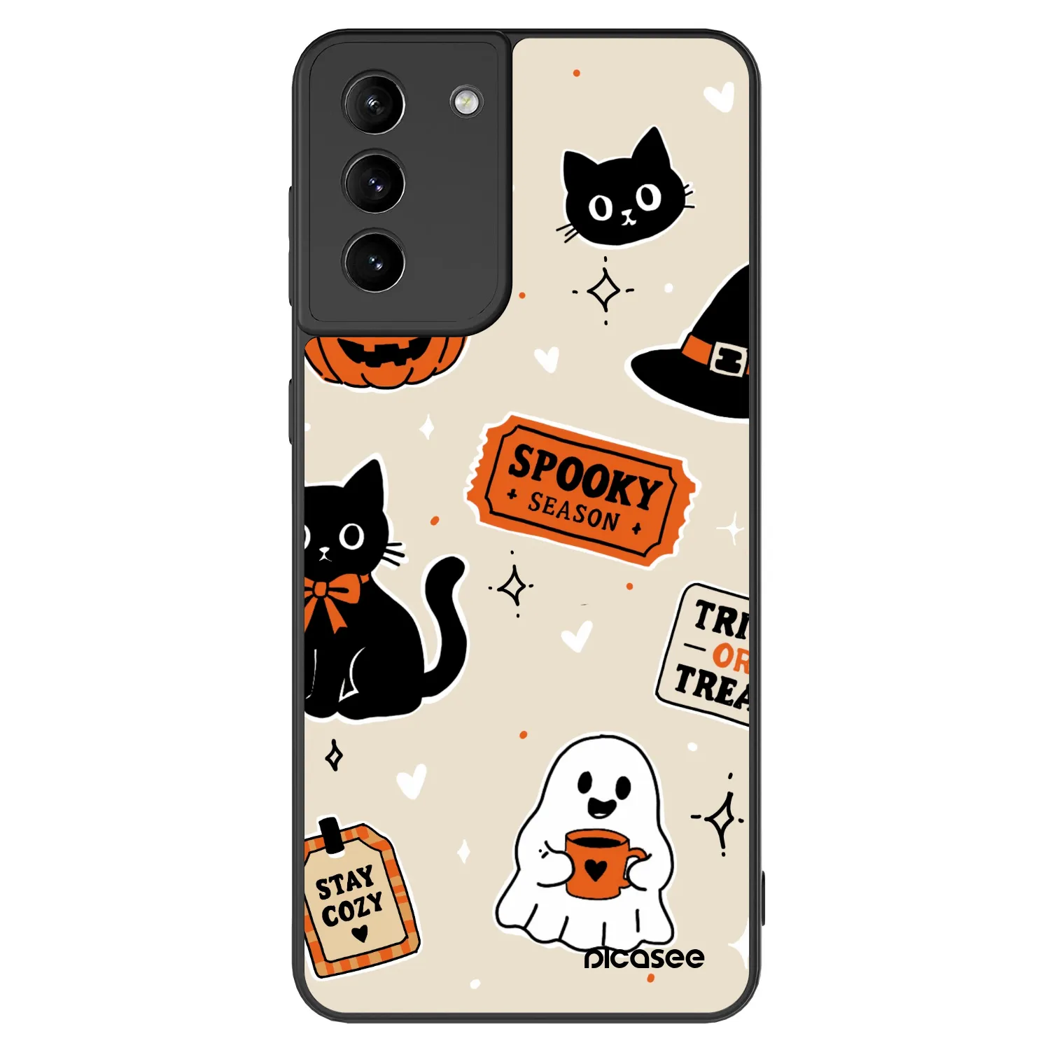 Picasee ULTIMATE CASE za Samsung Galaxy S21+ 5G G996F - Halloween stickers