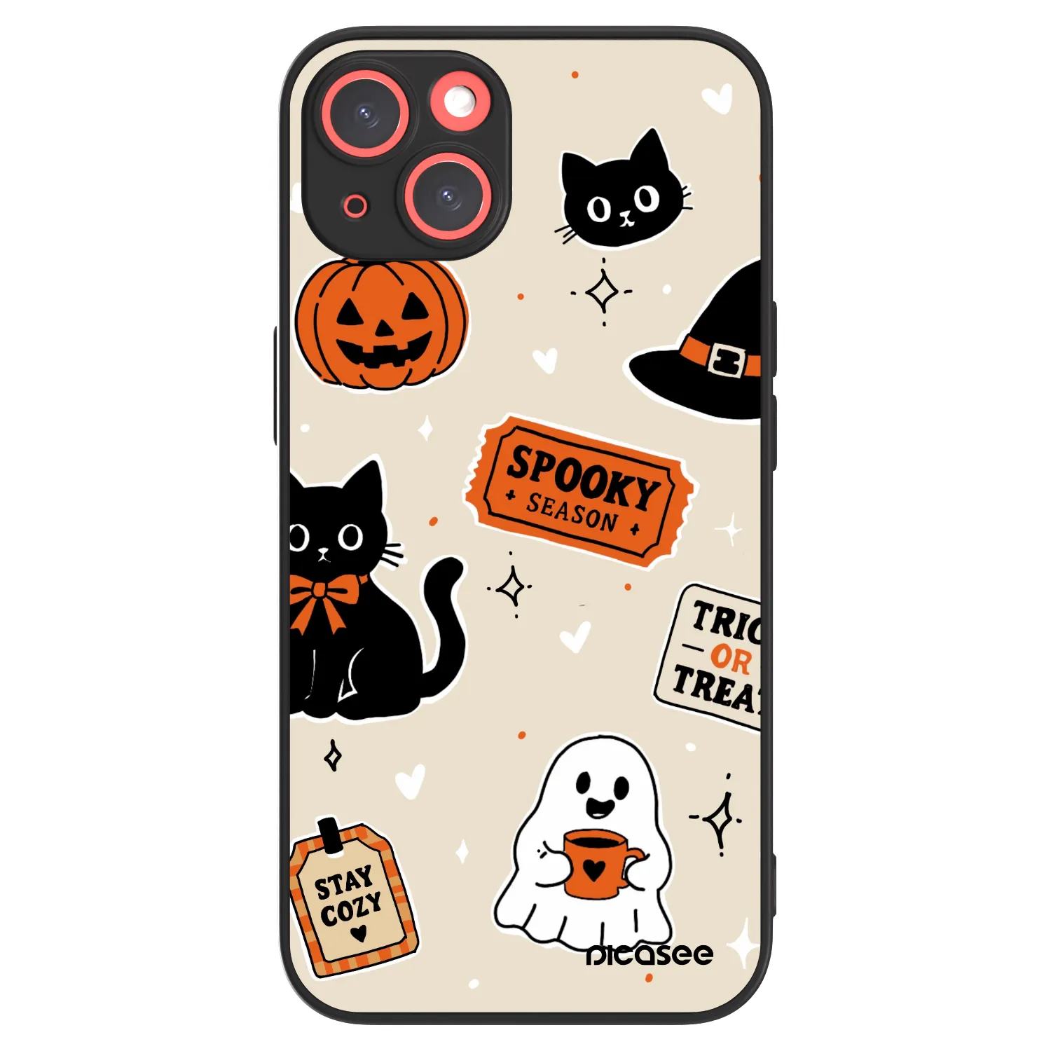 Picasee ULTIMATE CASE za Apple iPhone 13 - Halloween stickers