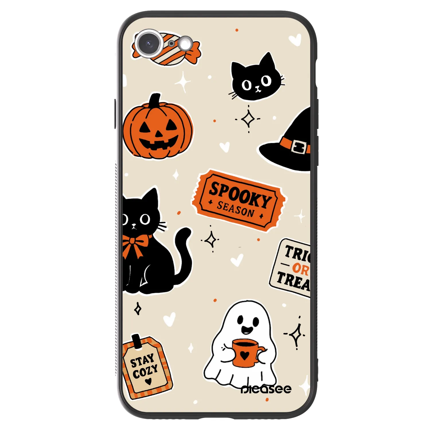 Picasee ULTIMATE CASE za Apple iPhone 8 - Halloween stickers