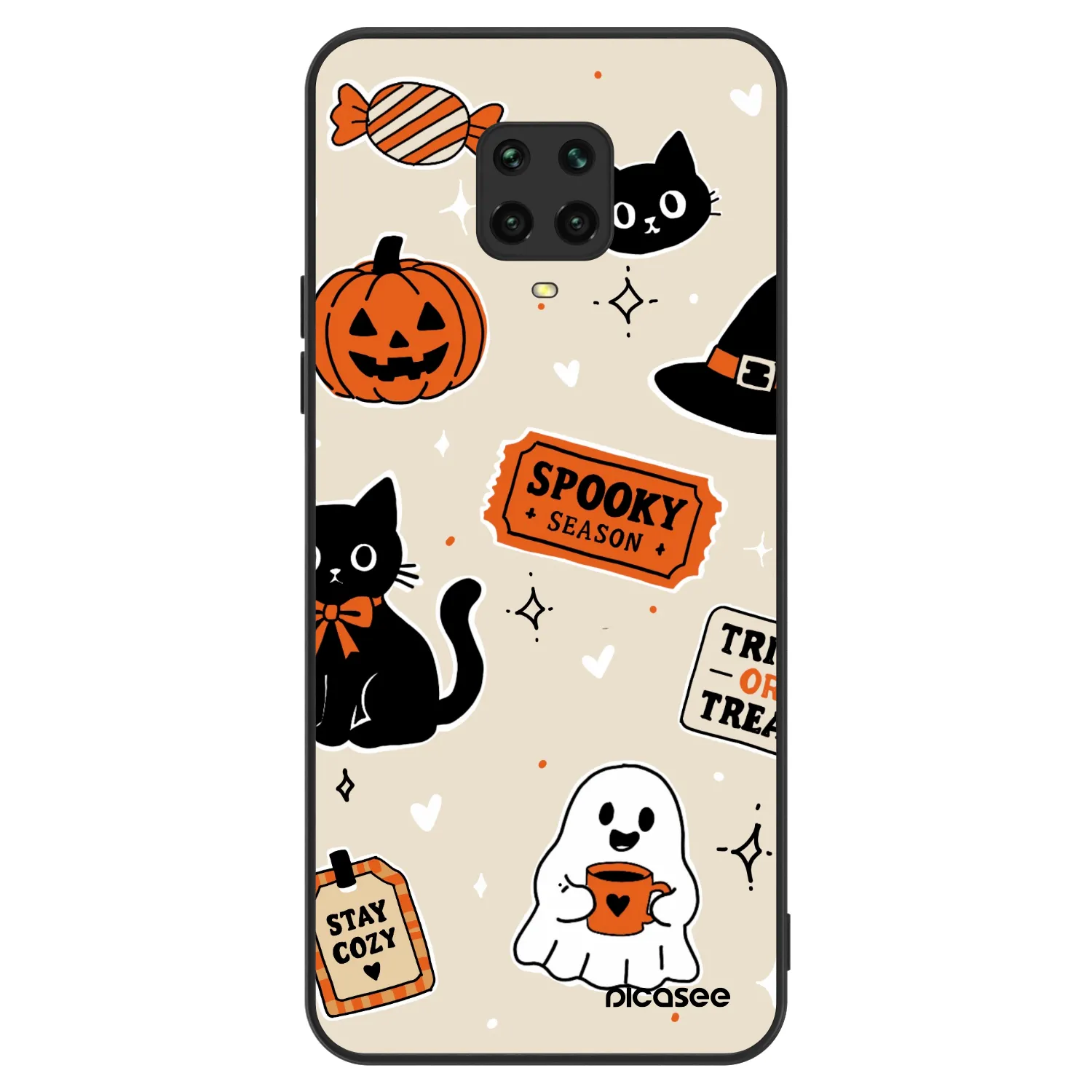 Picasee ULTIMATE CASE za Xiaomi Redmi Note 9S - Halloween stickers