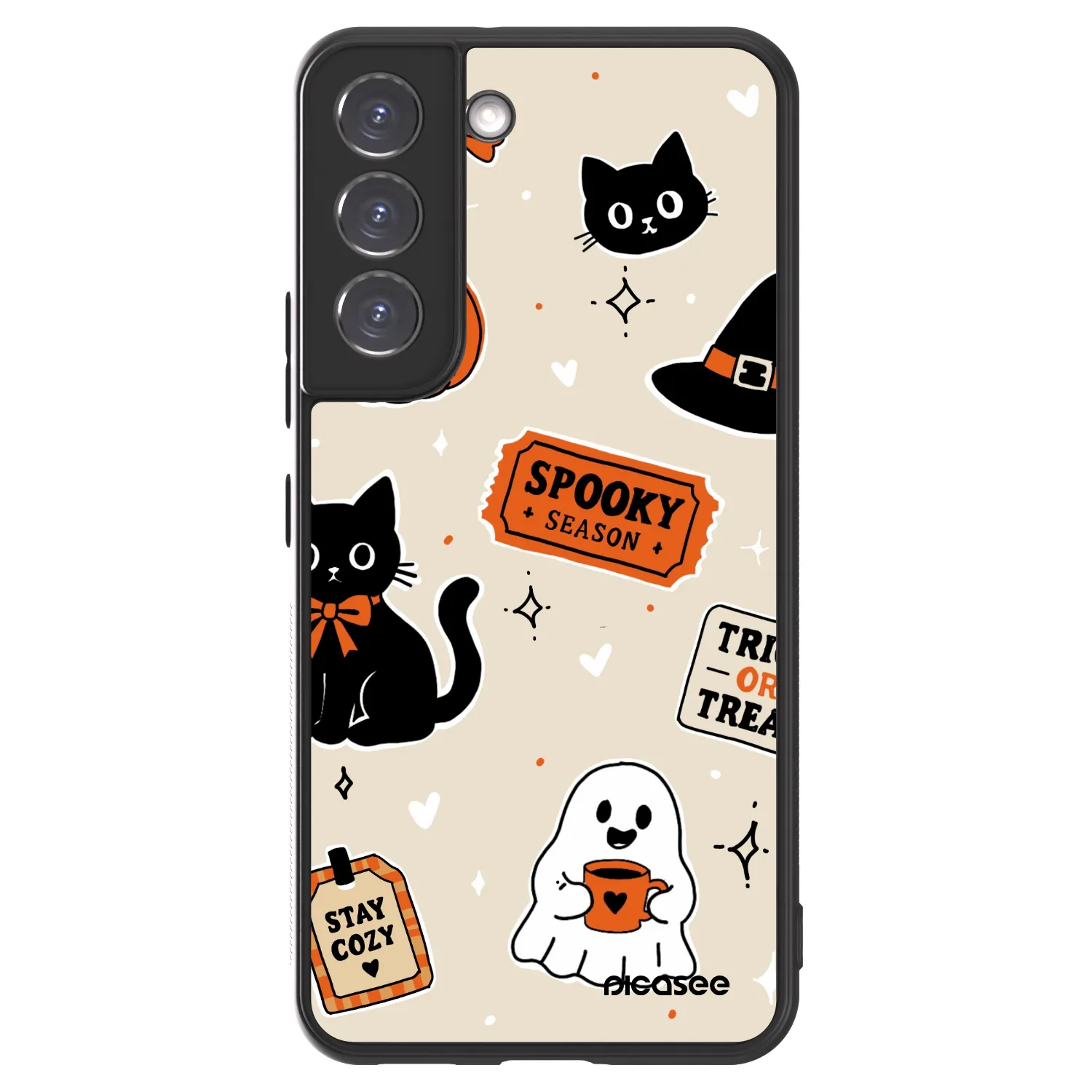 Picasee ULTIMATE CASE za Samsung Galaxy S22 5G - Halloween stickers