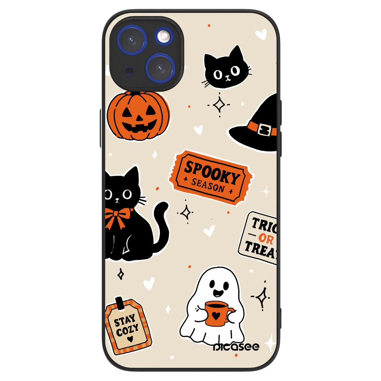 Picasee ULTIMATE CASE MagSafe za Apple iPhone 14 Plus - Halloween stickers