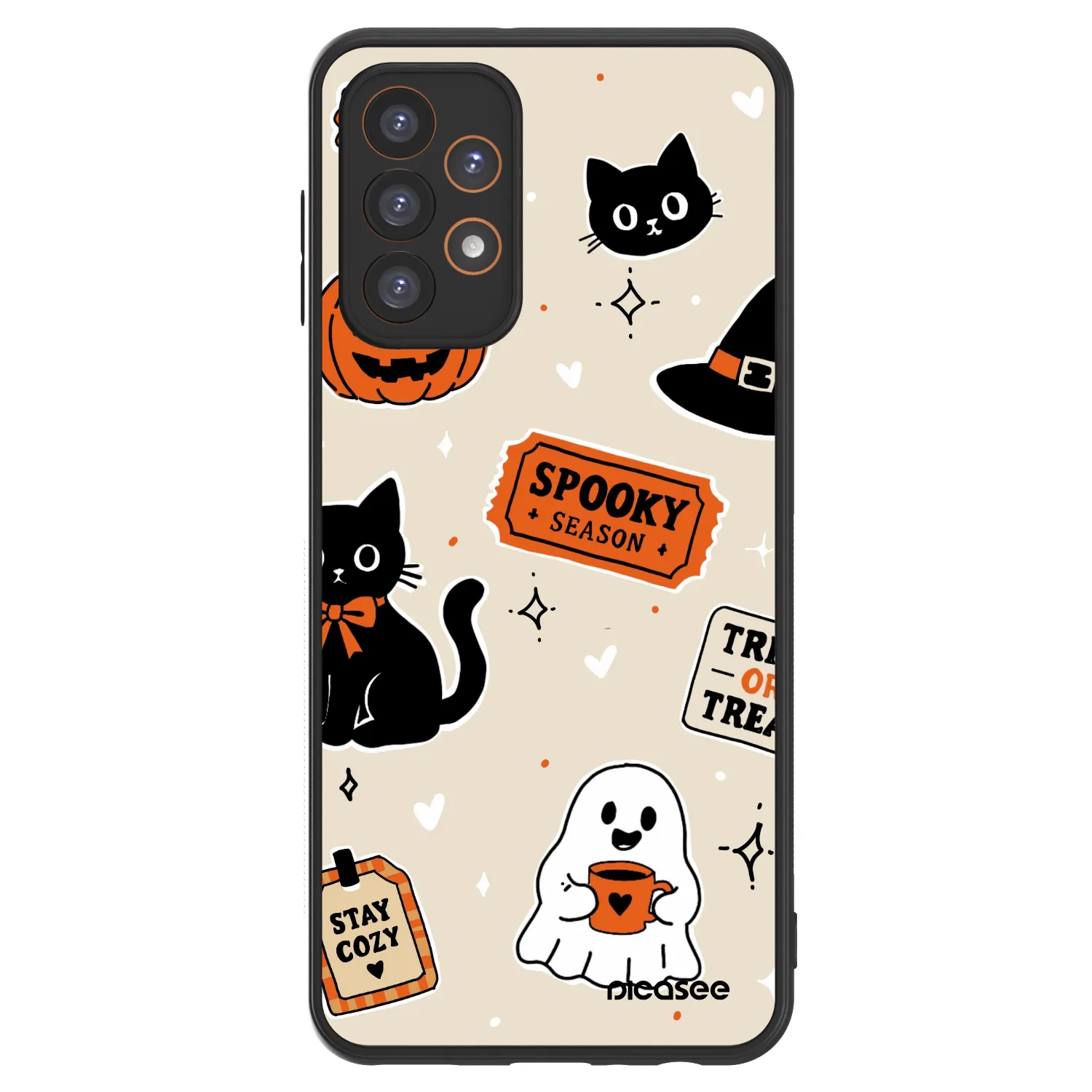 Picasee ULTIMATE CASE za Samsung Galaxy A23 A235F 4G - Halloween stickers
