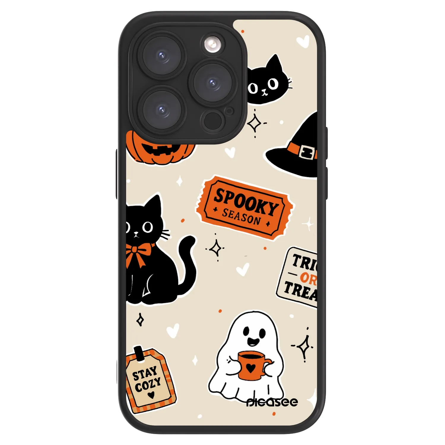 Picasee ULTIMATE CASE MagSafe za Apple iPhone 15 Pro - Halloween stickers