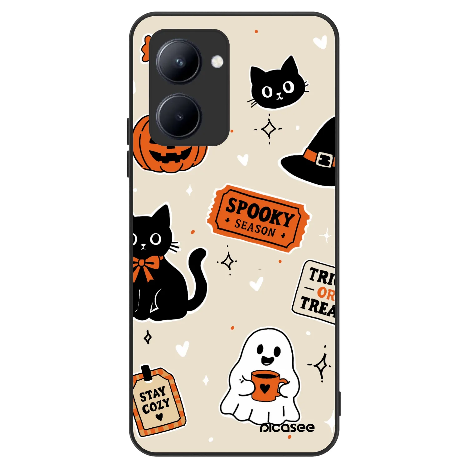 Picasee ULTIMATE CASE za Realme C33 (2023) - Halloween stickers