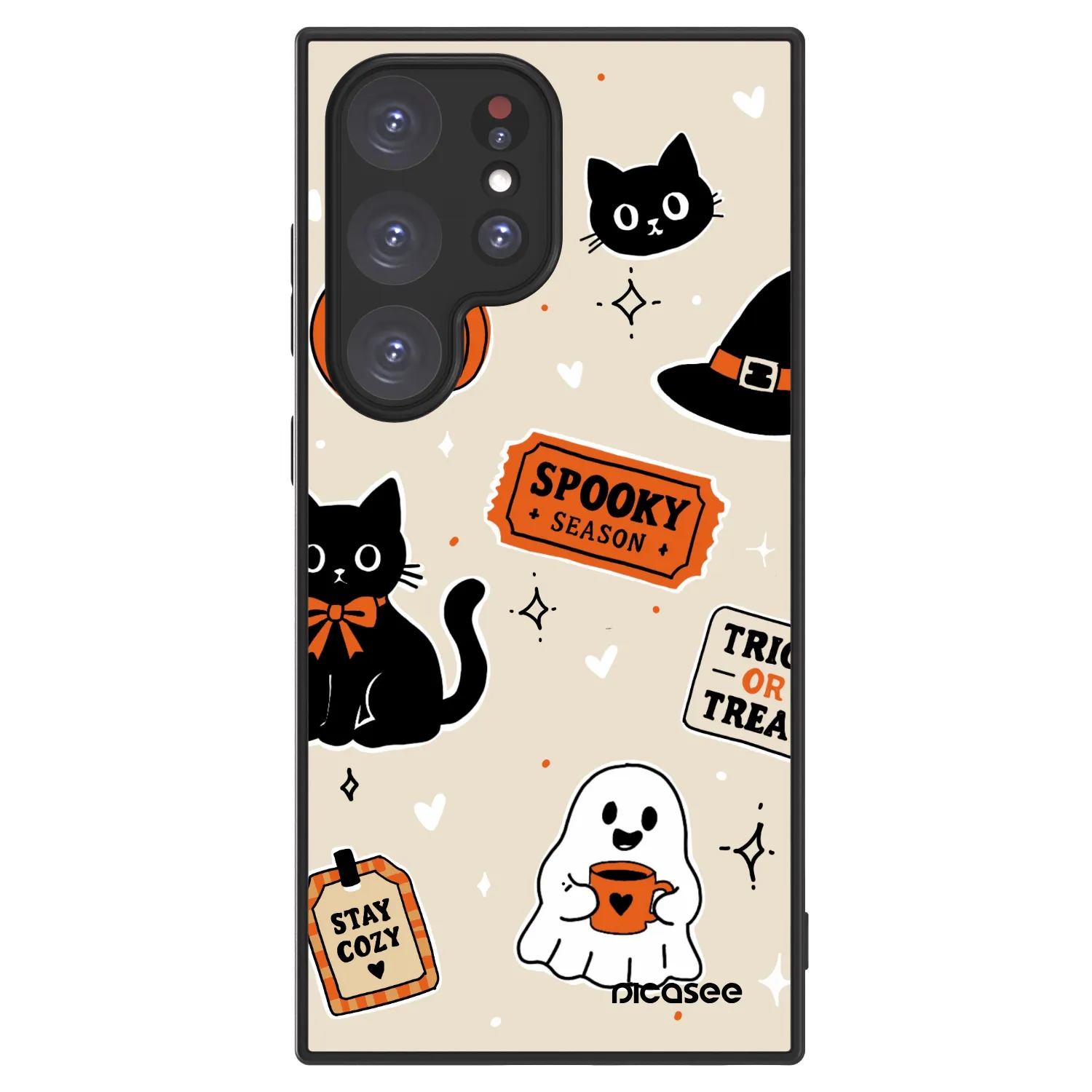 Picasee ULTIMATE CASE za Samsung Galaxy S24 Ultra S928B 5G - Halloween stickers