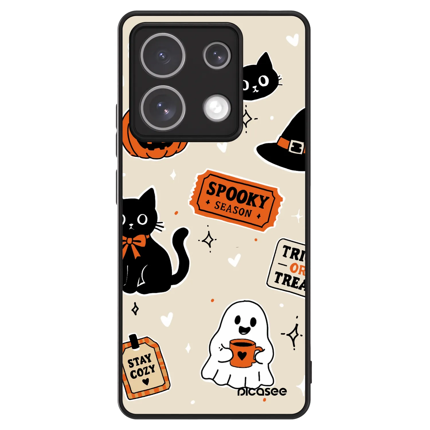 Picasee ULTIMATE CASE za Xiaomi Redmi Note 13 5G - Halloween stickers