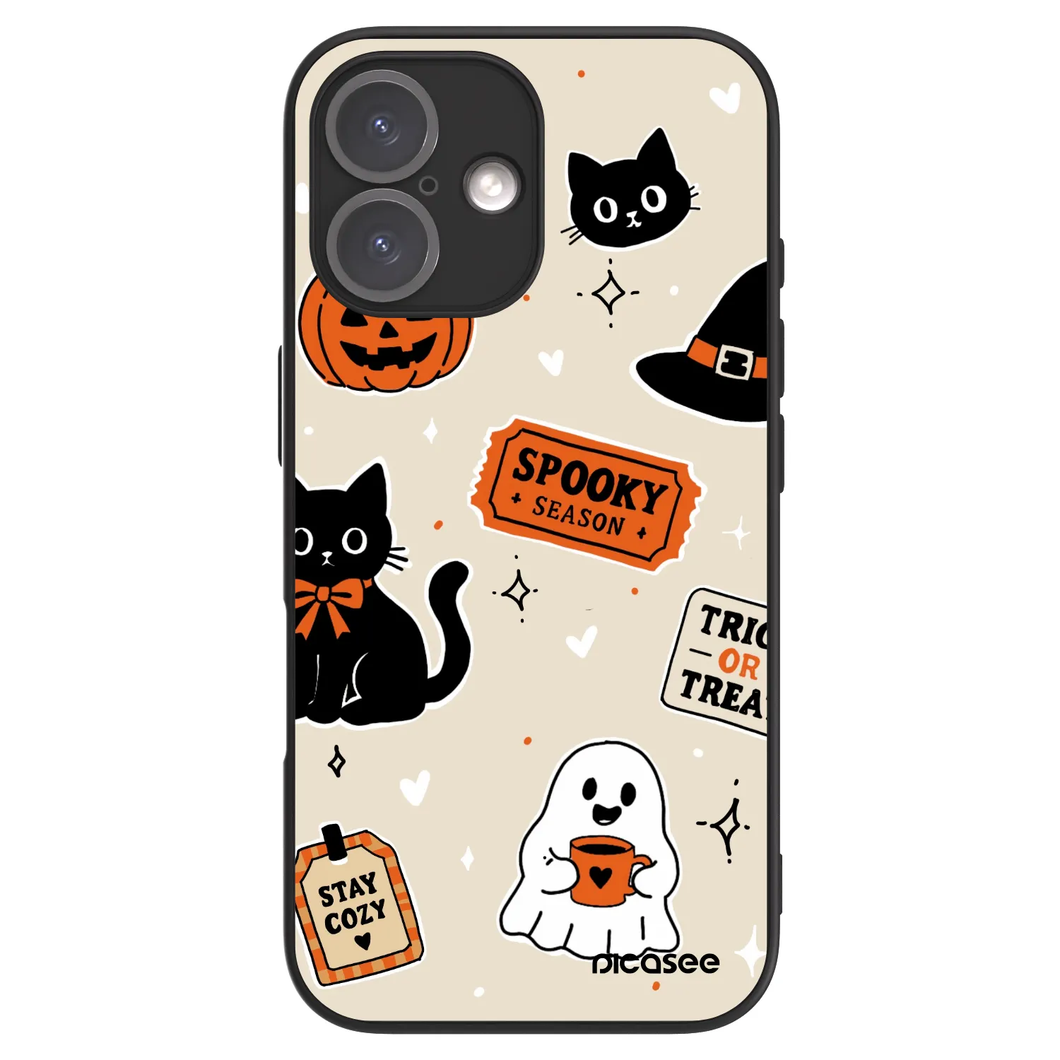 Picasee ULTIMATE CASE za Apple iPhone 16 - Halloween stickers