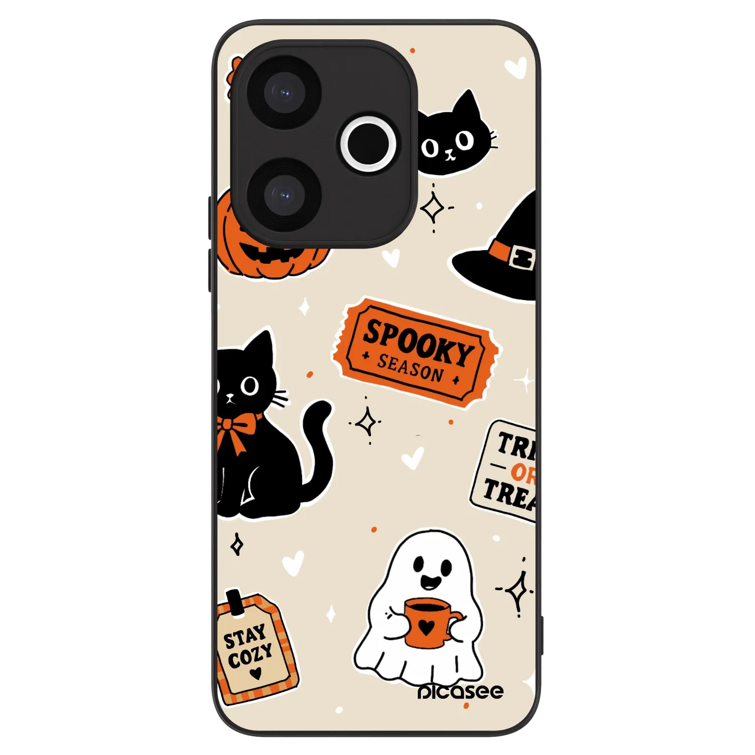 Picasee ULTIMATE CASE za Xiaomi Redmi 13 4G - Halloween stickers