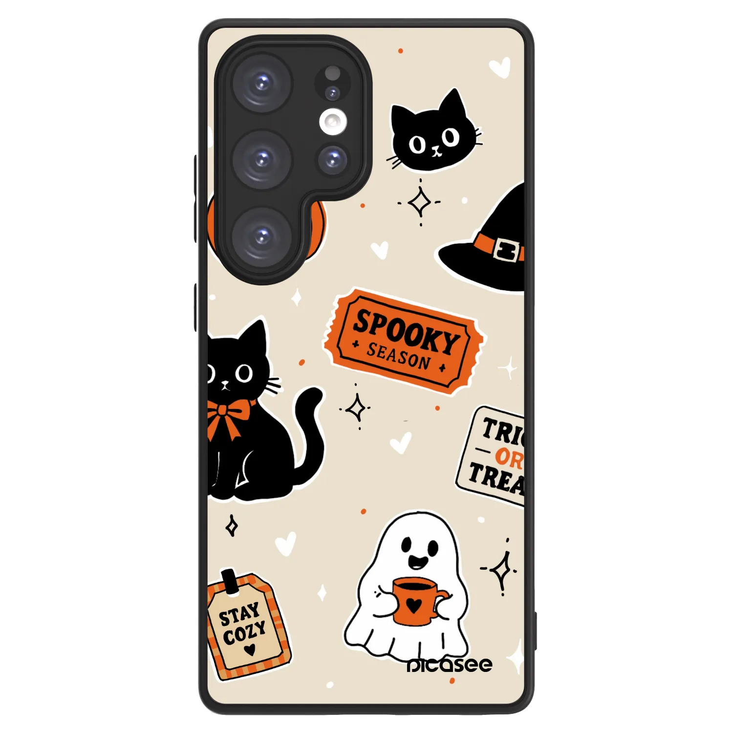 Picasee ULTIMATE CASE PowerShare za Samsung Galaxy S25 Ultra 5G - Halloween stickers