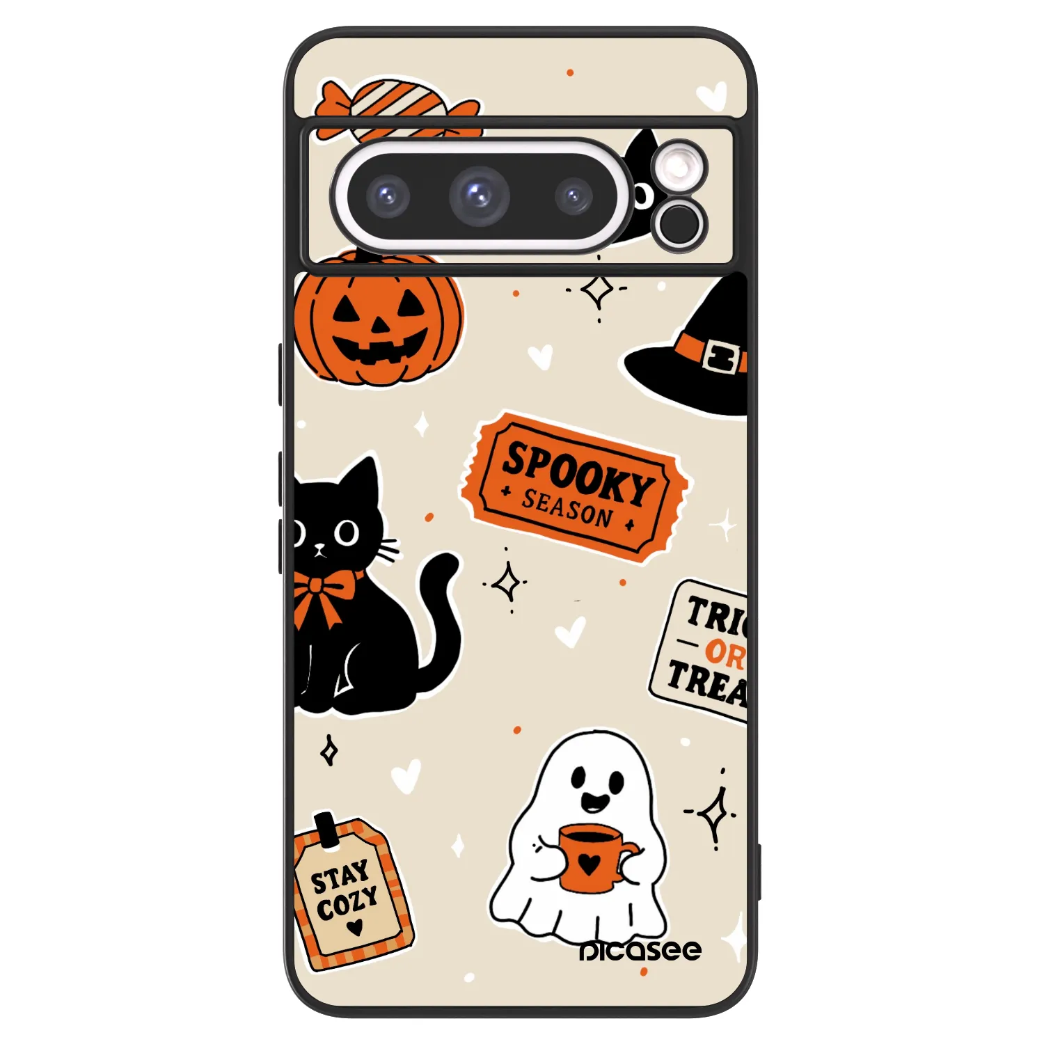 Picasee ULTIMATE CASE za Google Pixel 8 Pro - Halloween stickers