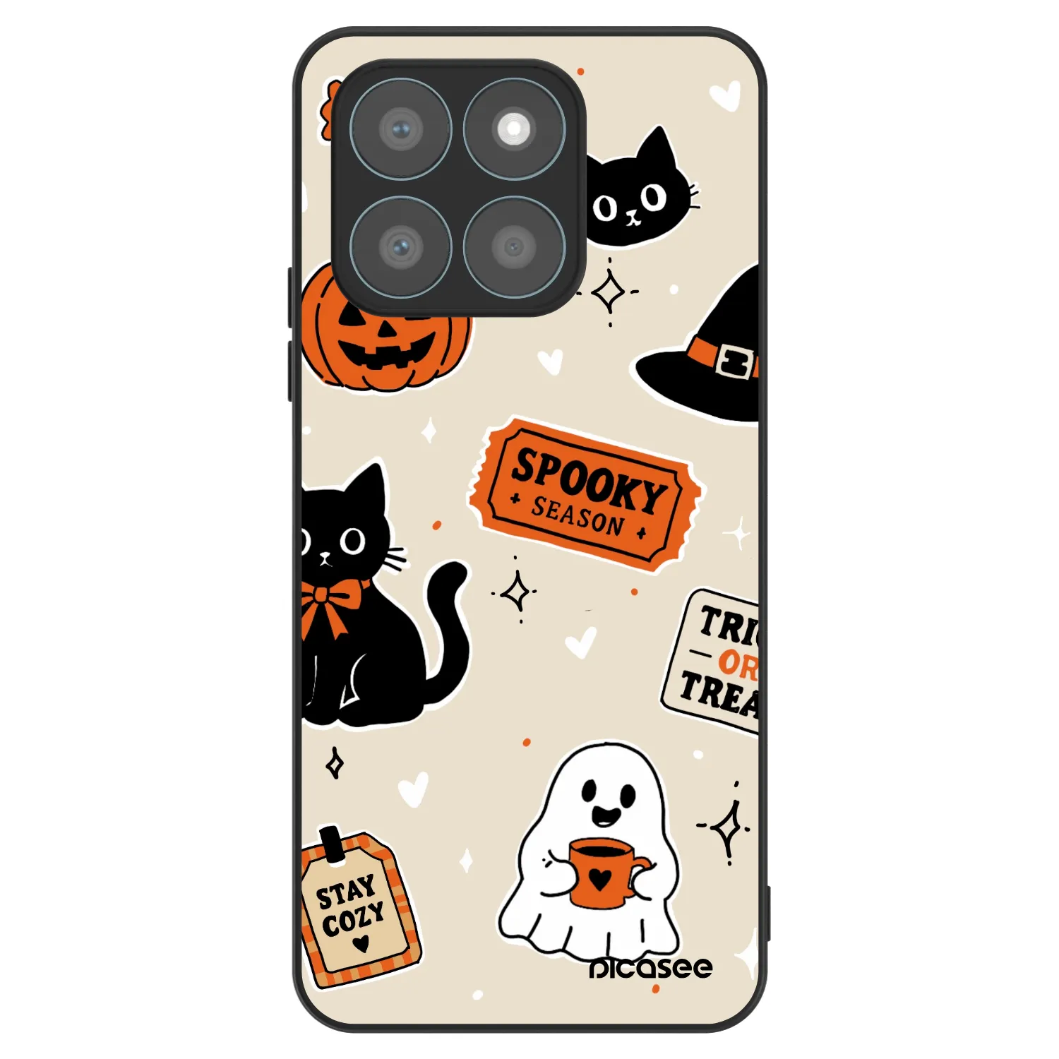 Picasee ULTIMATE CASE za Honor X8c - Halloween stickers