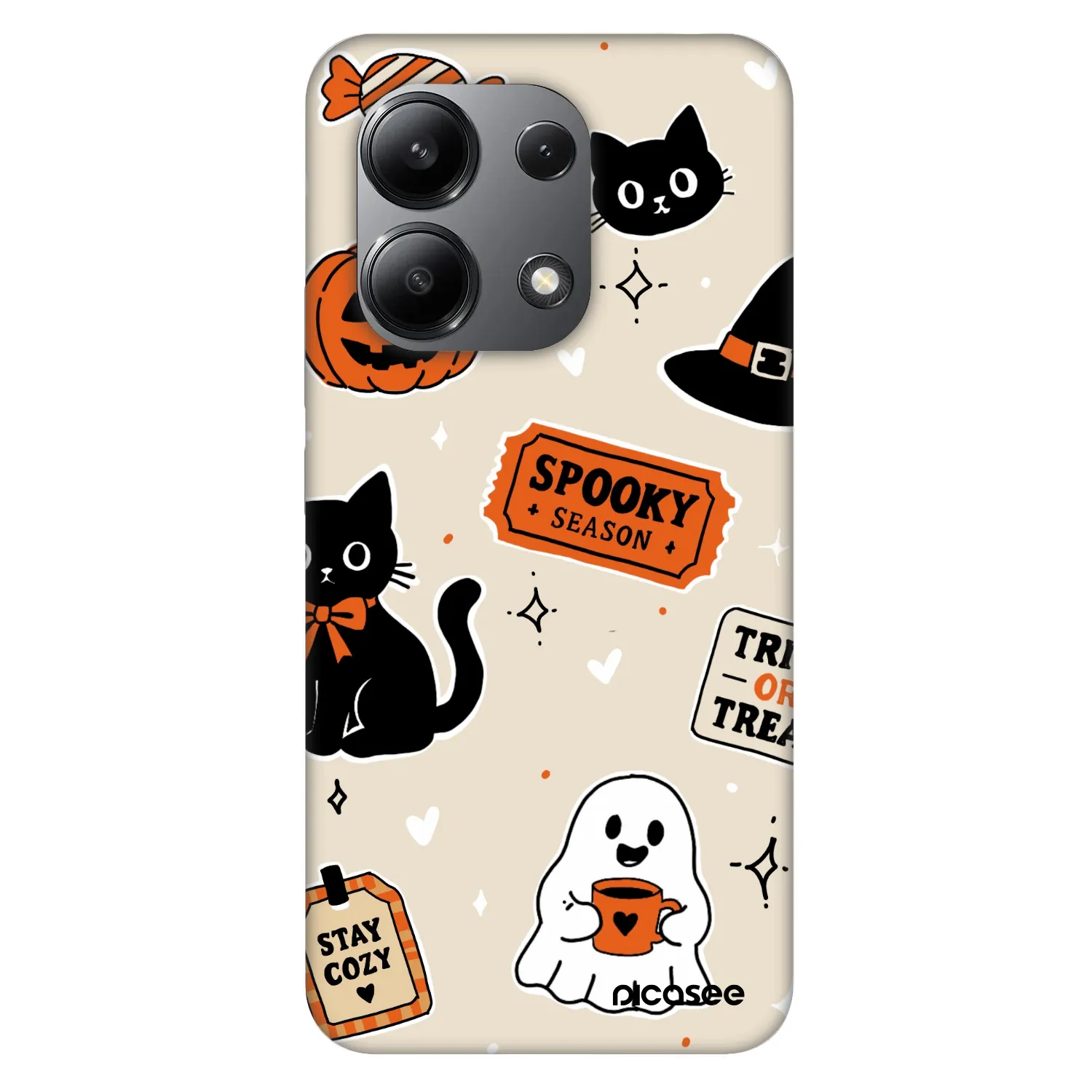 Picasee Fashion Case za Xiaomi Redmi Note 13 4G - Halloween stickers