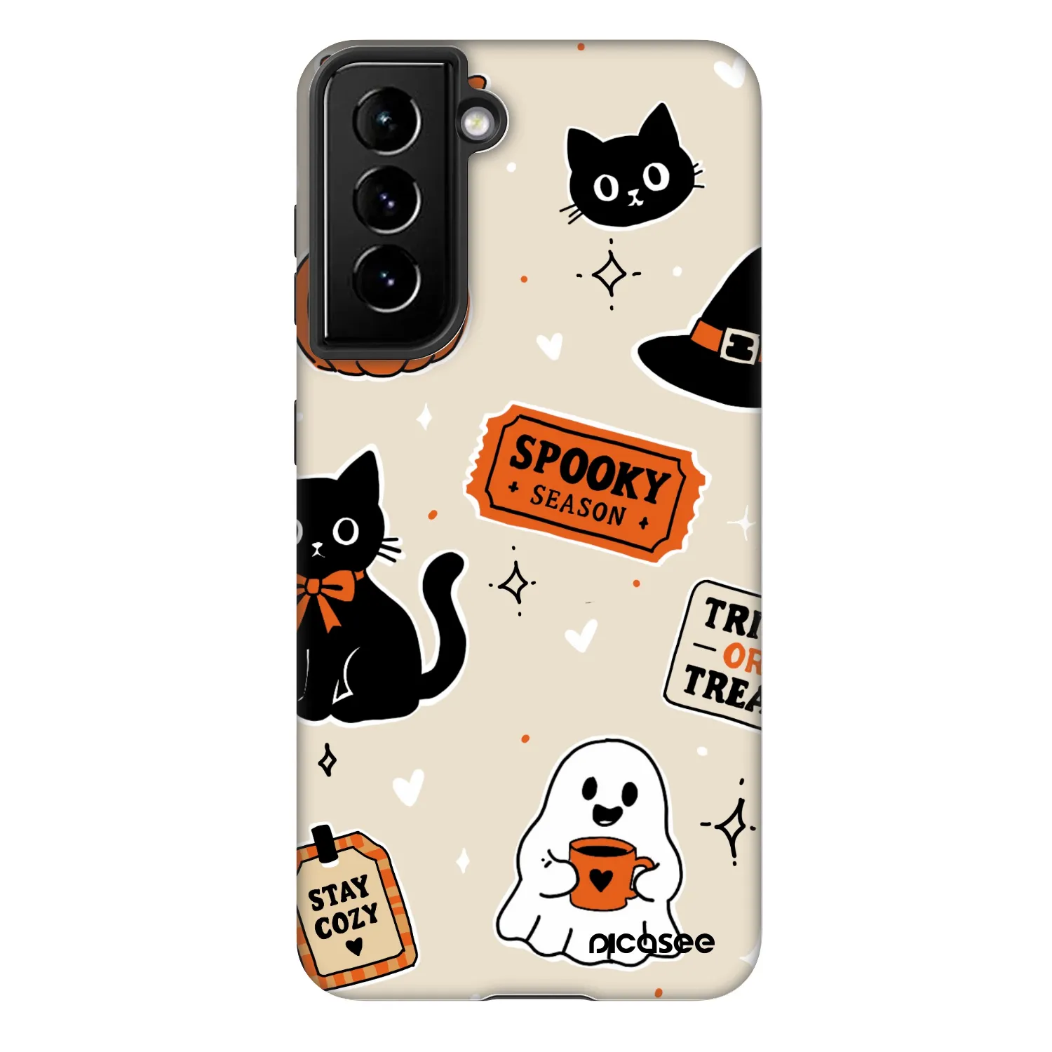 Picasee Fashion Case za Samsung Galaxy S21 FE 5G - Halloween stickers