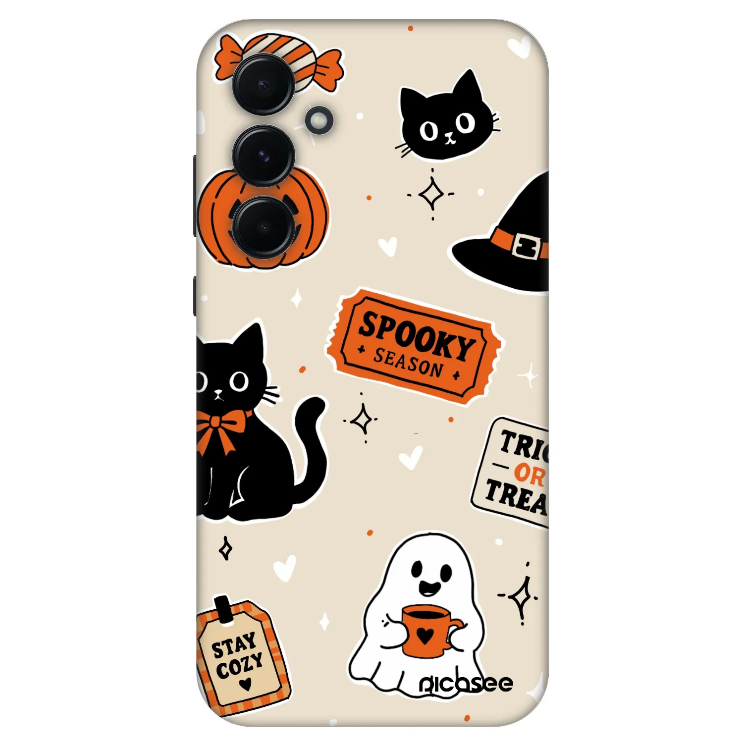 Picasee Fashion Case za Samsung Galaxy A55 5G A556B - Halloween stickers
