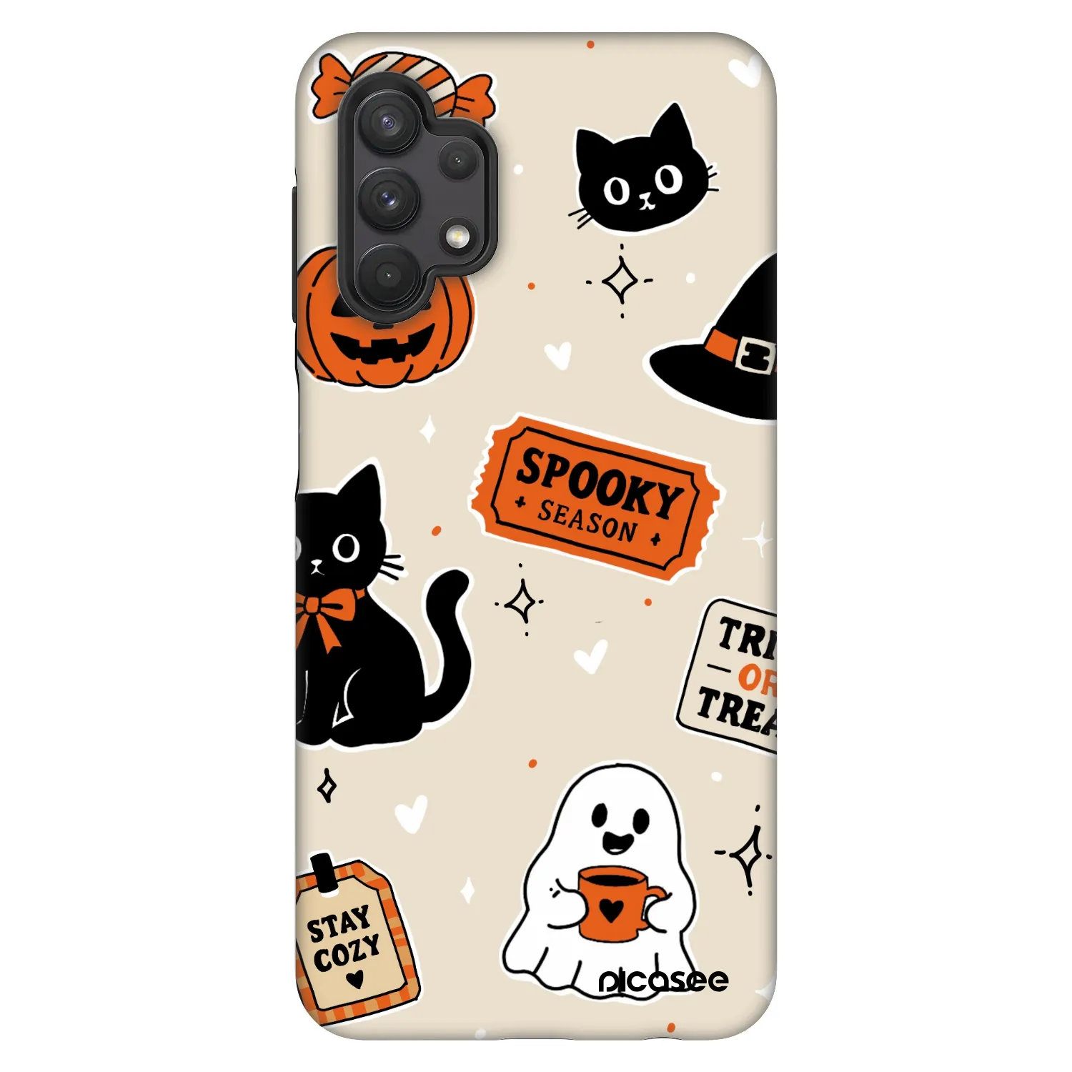Picasee Fashion Case za Samsung Galaxy A32 5G A326B - Halloween stickers