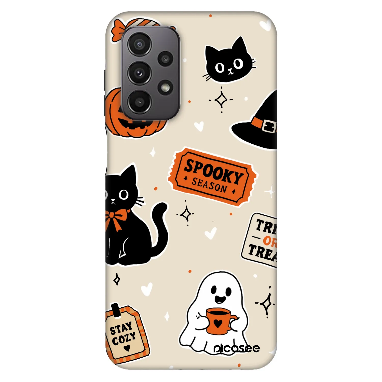 Picasee Fashion Case za Samsung Galaxy A23 A236B 5G - Halloween stickers