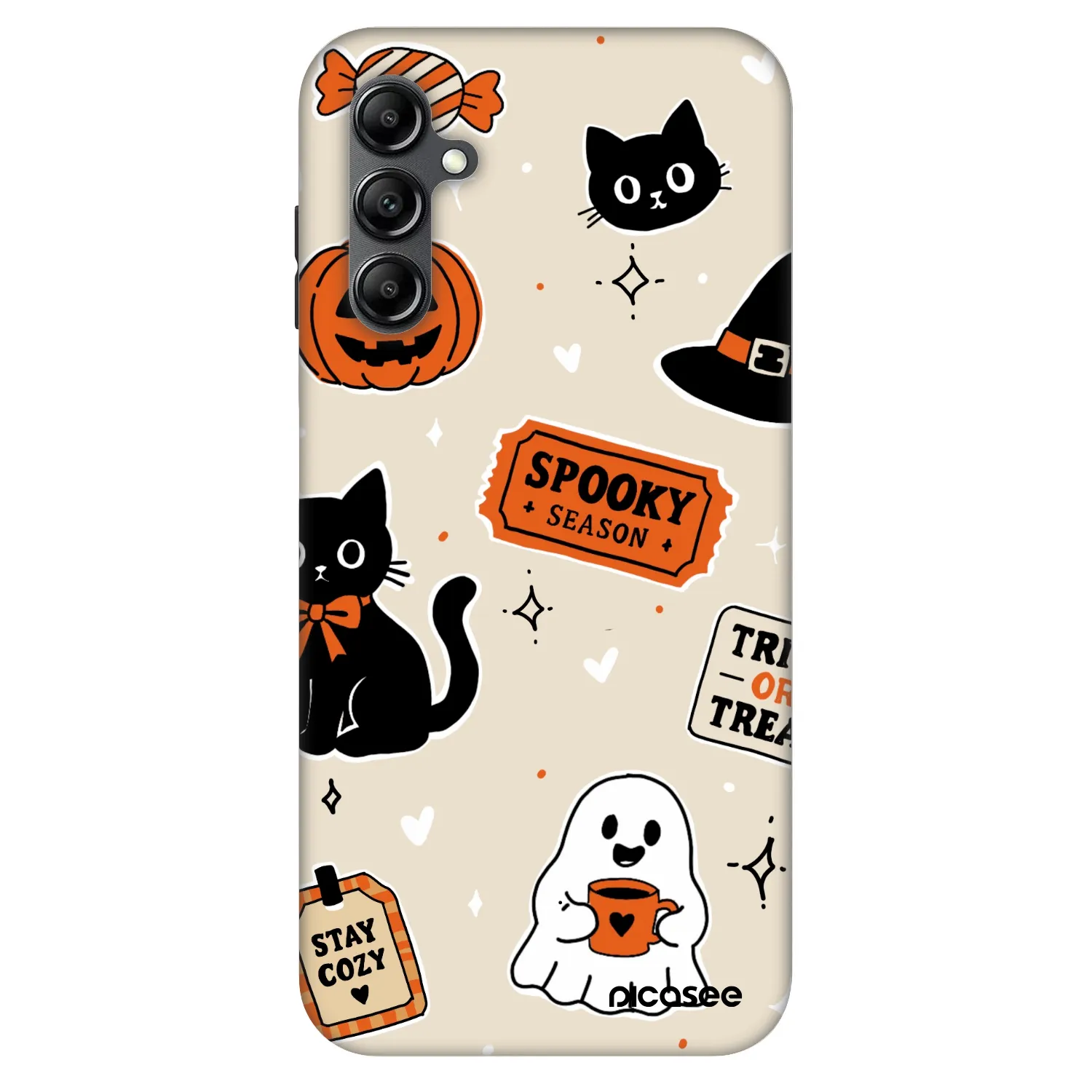 Picasee Fashion Case za Samsung Galaxy A14 4G A145R - Halloween stickers