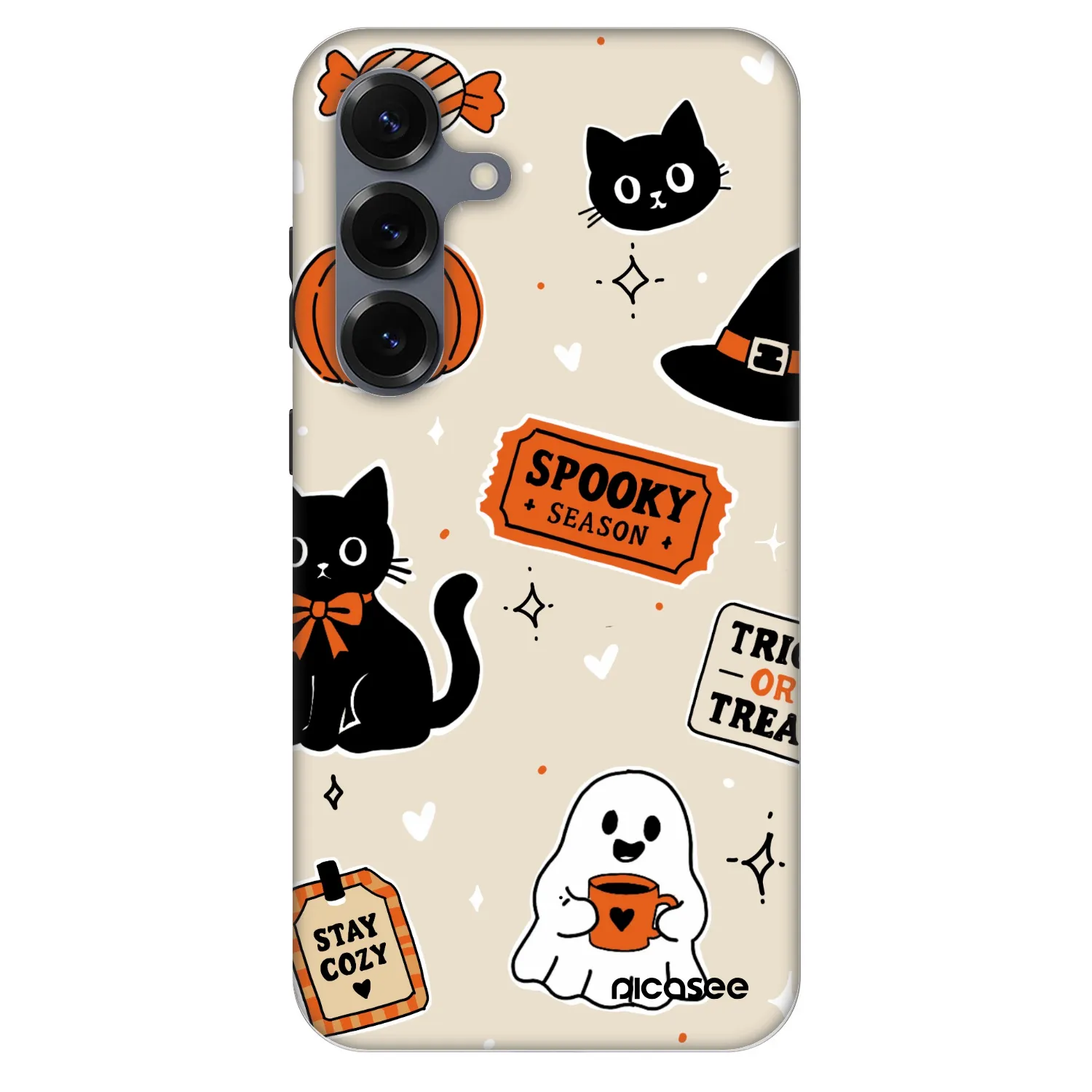 Picasee Fashion Case PowerShare pro Samsung Galaxy S25 5G - Halloween stickers