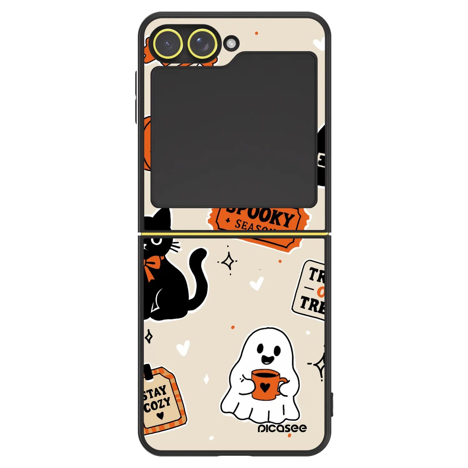 Picasee ULTIMATE CASE za Samsung Galaxy Z Flip7 FE 5G - Halloween stickers