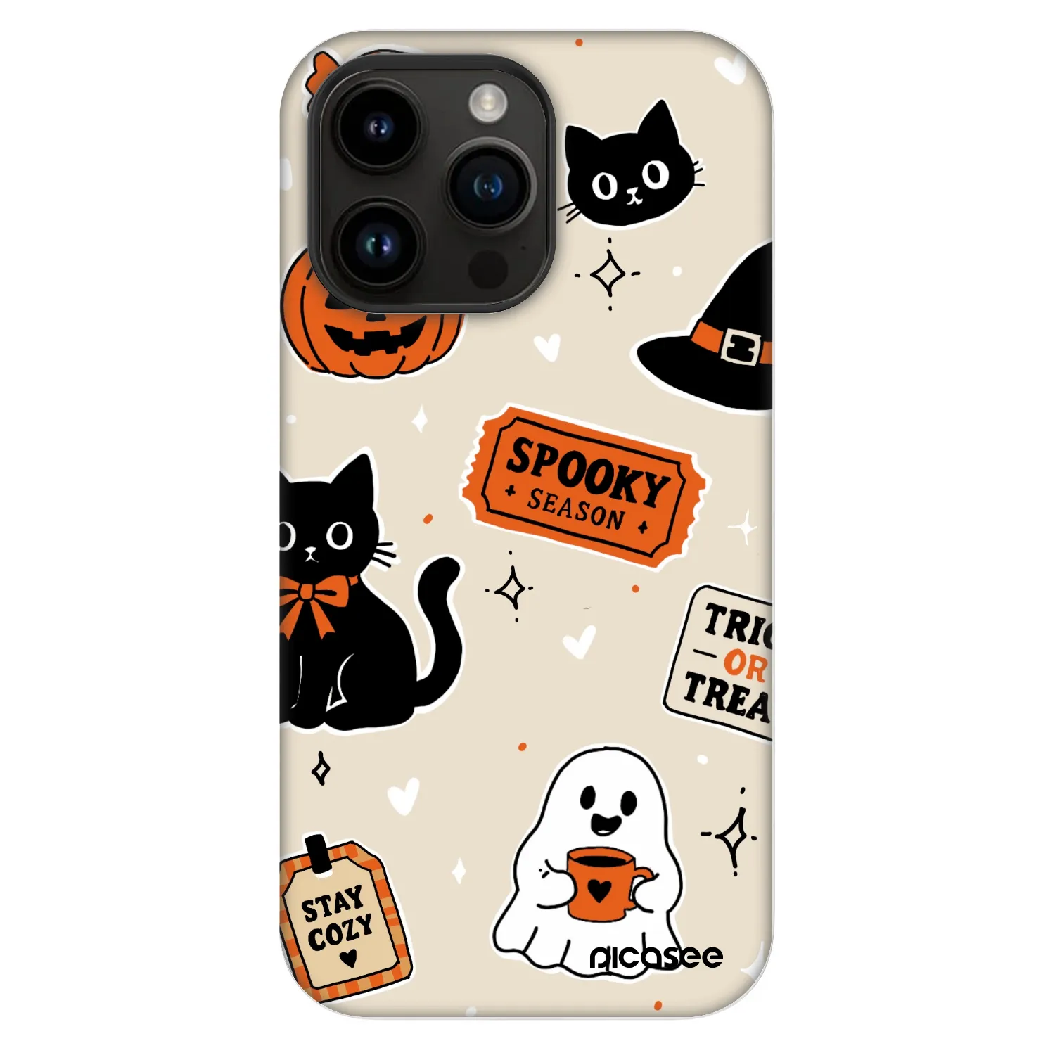 Picasee Fashion Case MagSafe za Apple iPhone 14 Pro Max - Halloween stickers