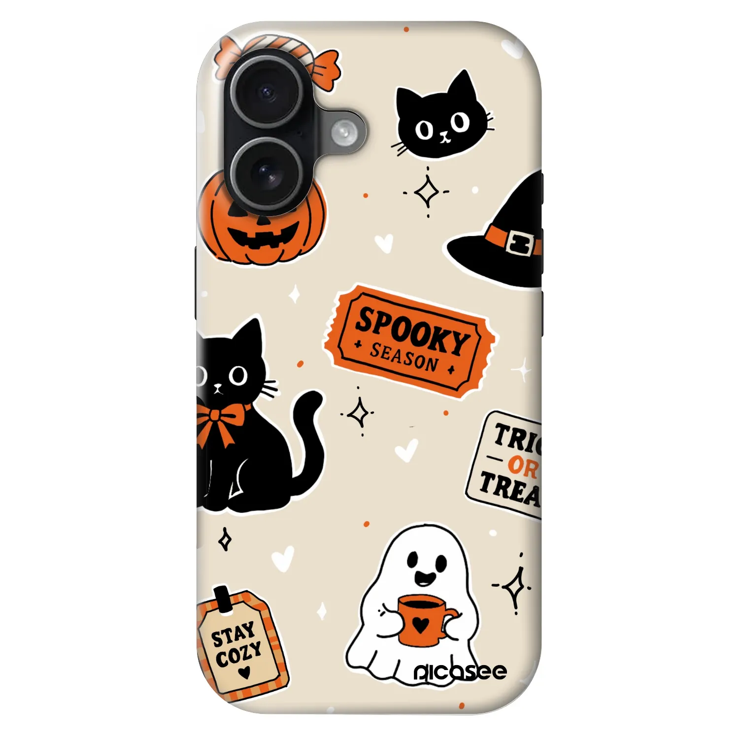 Picasee Fashion Case MagSafe za Apple iPhone 17 - Halloween stickers