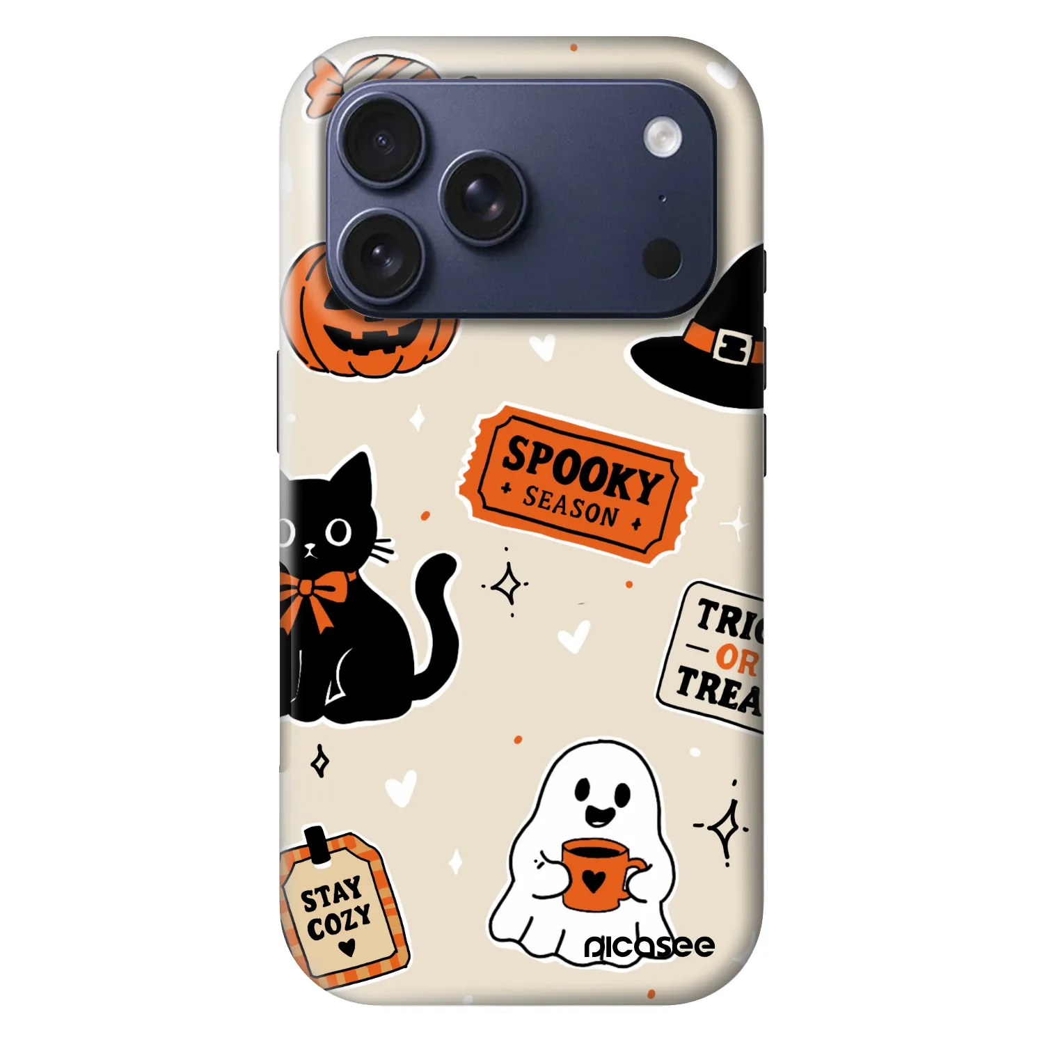 Picasee Fashion Case MagSafe za Apple iPhone 17 Pro - Halloween stickers